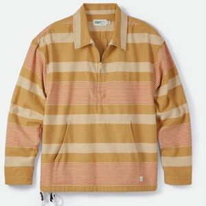 Wellen Size Medium Organic Cotton Maritime Popover Fisherman Shell Jacket